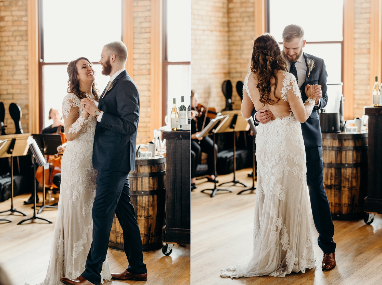 Relaxed wedding at the dayblock event center minneapolis minnesota tom thornton photography