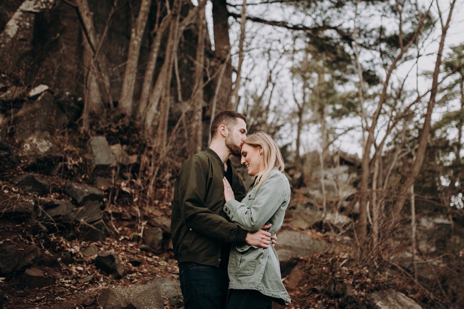 Taylors falls engagement photos by the St.Croix River.