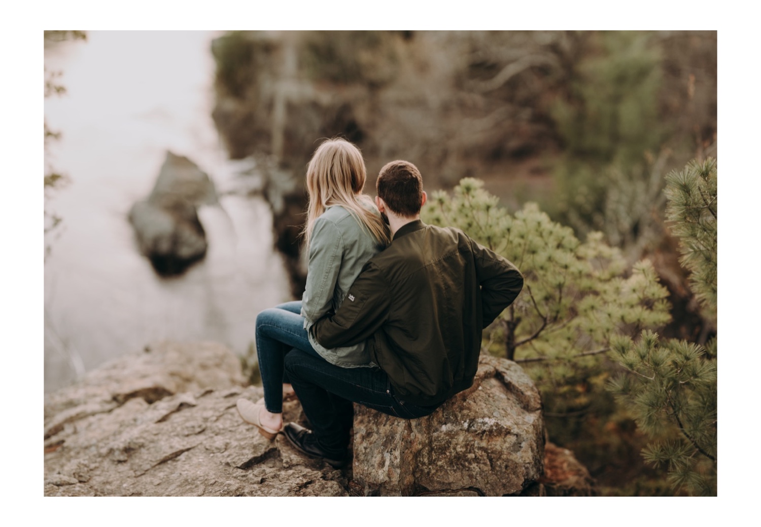 Taylors falls engagement session at interstate state park.