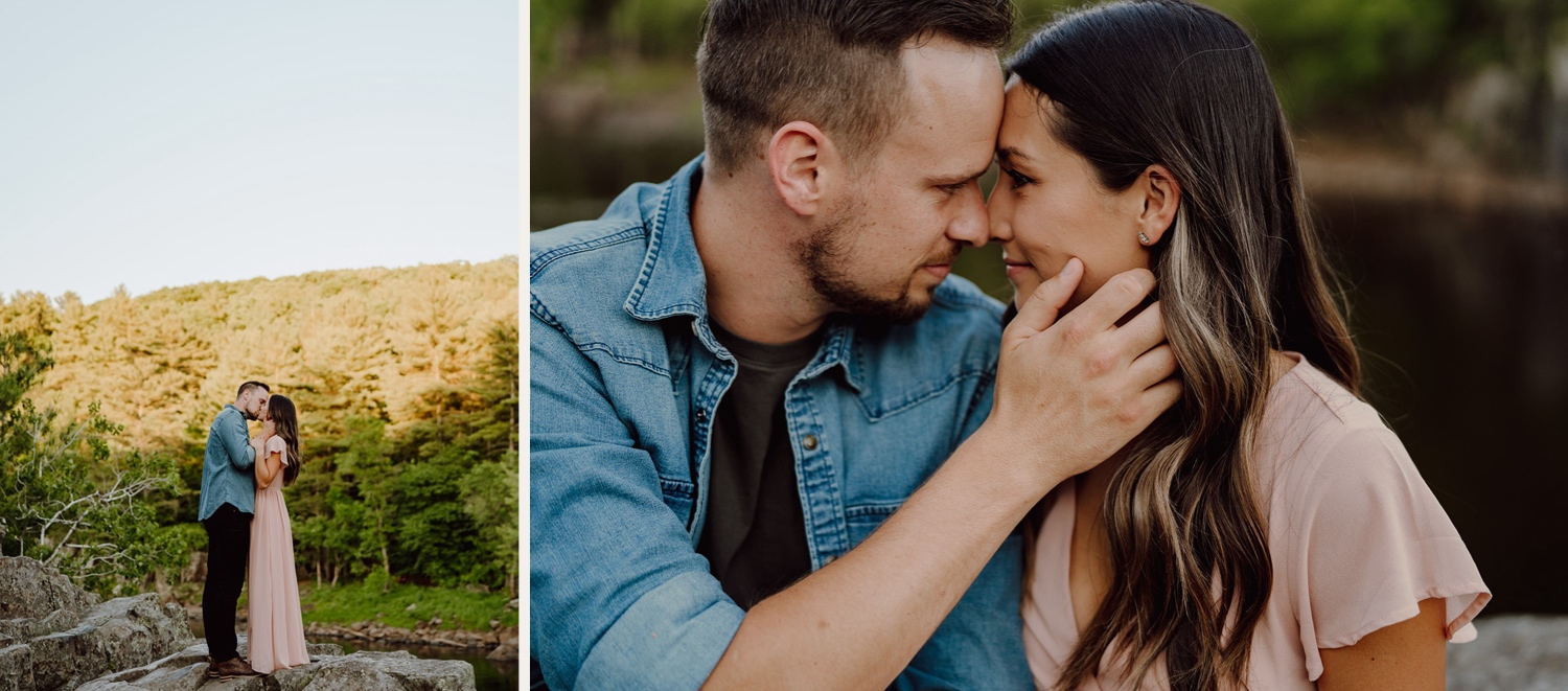Interstate State Park anniversary engagement photos in taylor's falls, MN. 