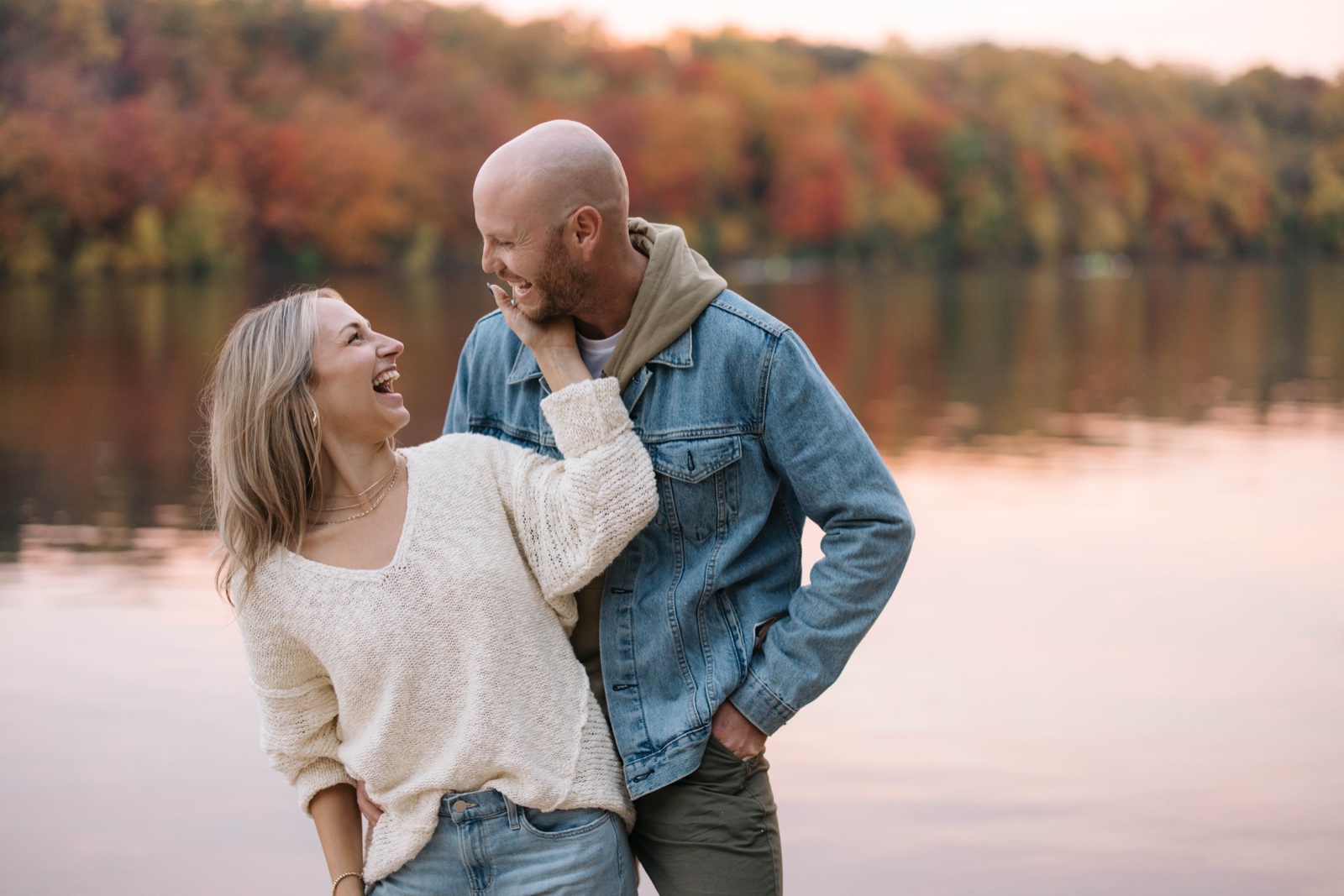Intimate engagement session in minneapolis minnesota. 