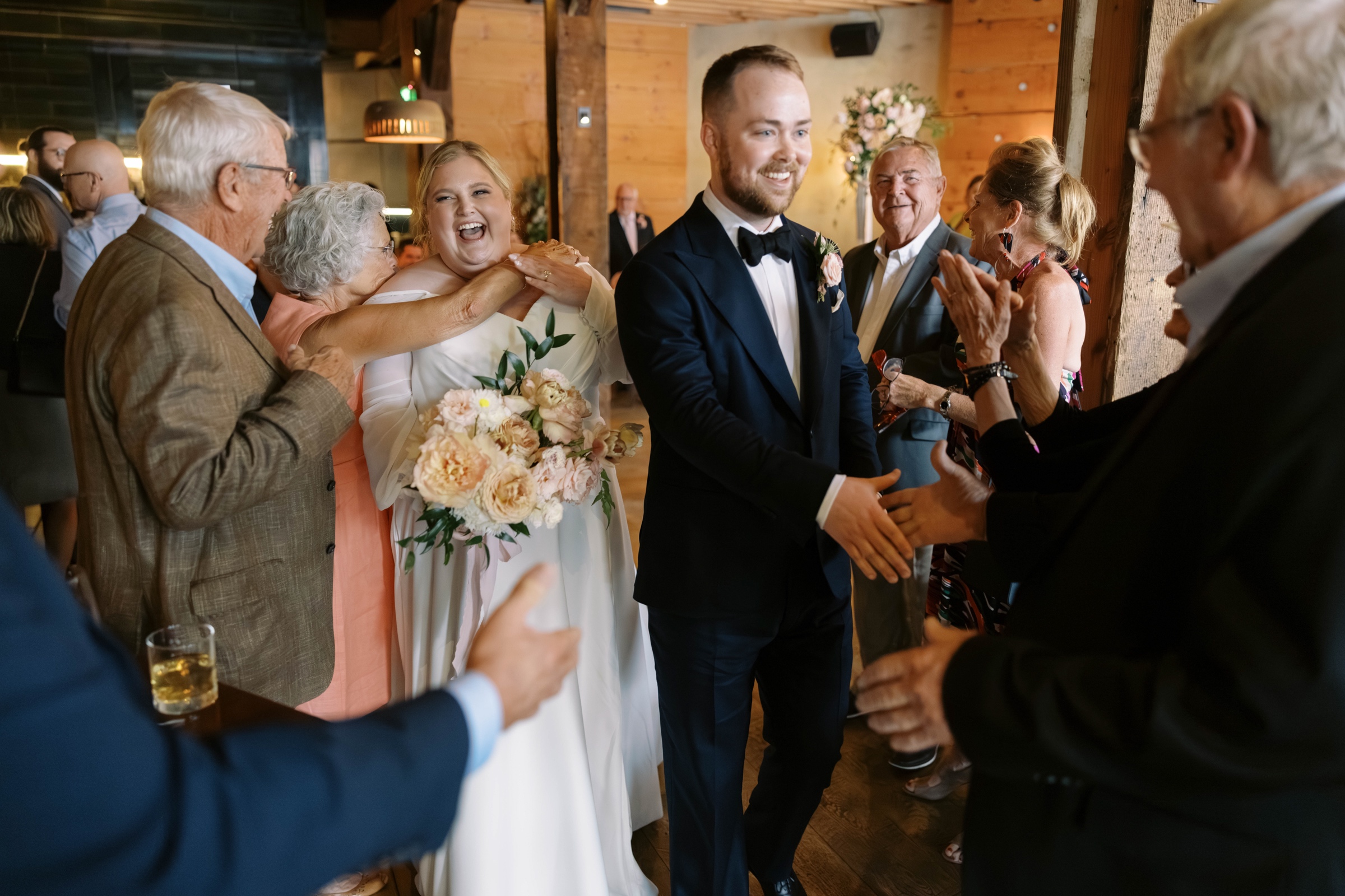 Wedding ceremony photos at Young Joni in MinneapolisTom Thornton Photography